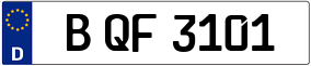 Truck License Plate